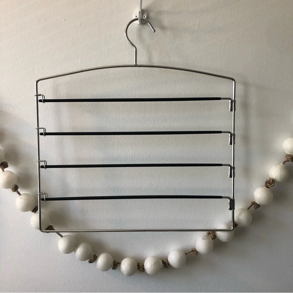 5 Tier Closet and Storage Clothes Hanger, Hanger Space Saving with Swing arm